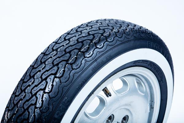 155 R 15 White Wall Radial Tyre by Blockley